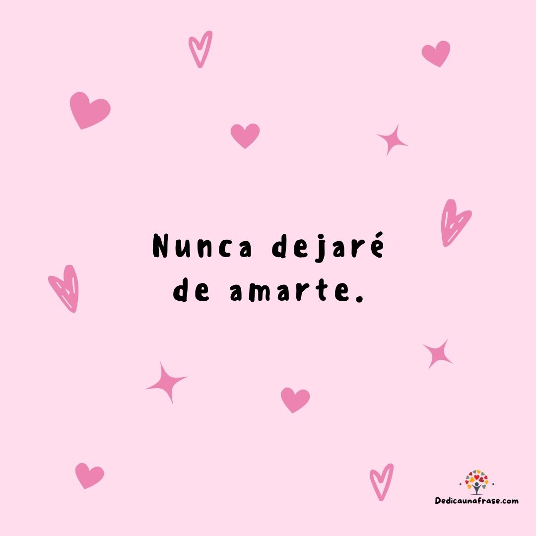 Nunca dejaré de amarte