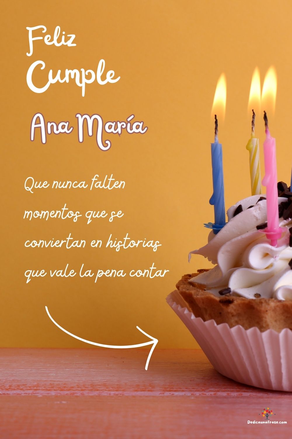 Ana María. Que nunca falten momentos que se conviertan en historias que vale la pena conta