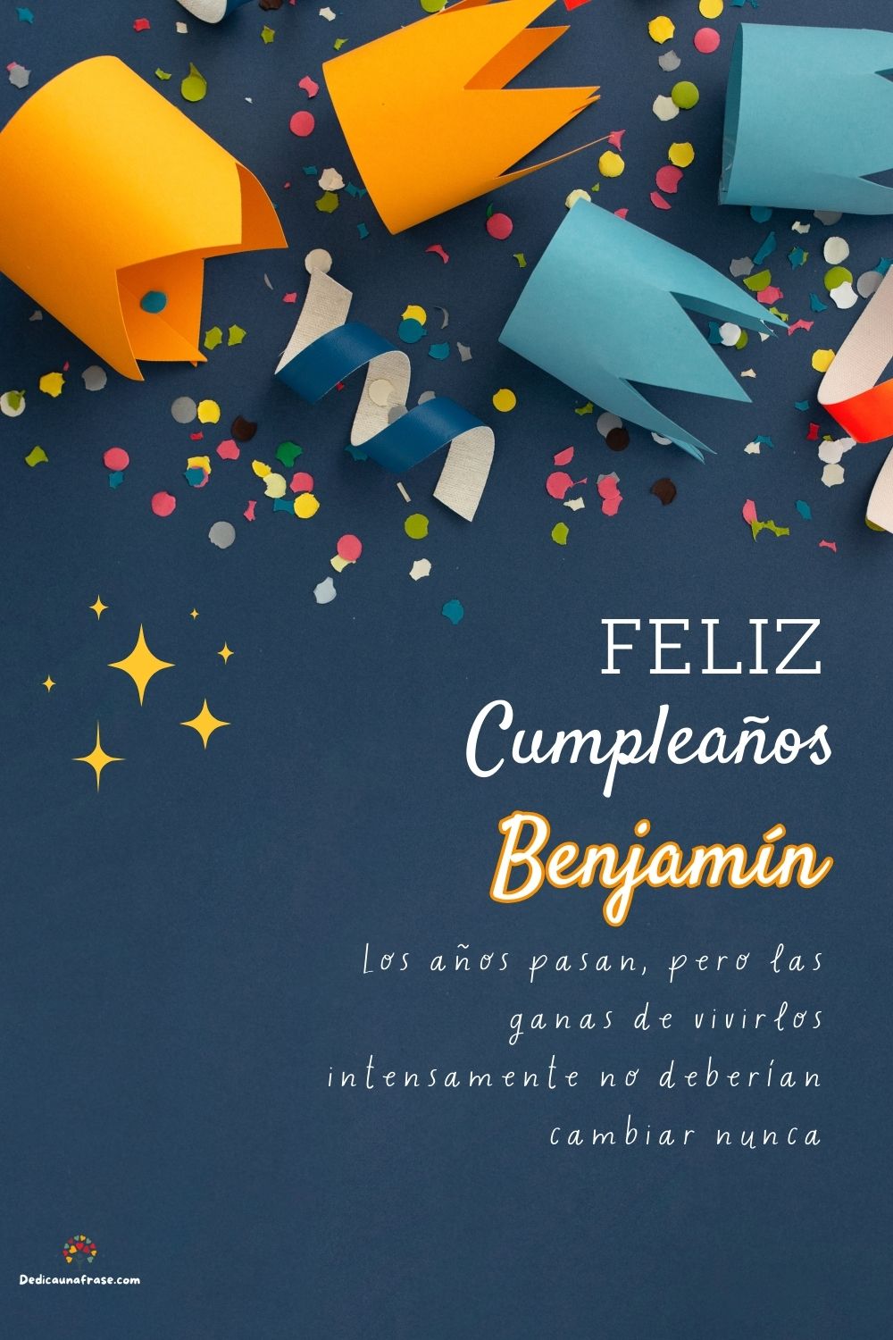 Benjamín. Los años pasan, pero las ganas de vivirlos intensamente no deberían cambiar nunc