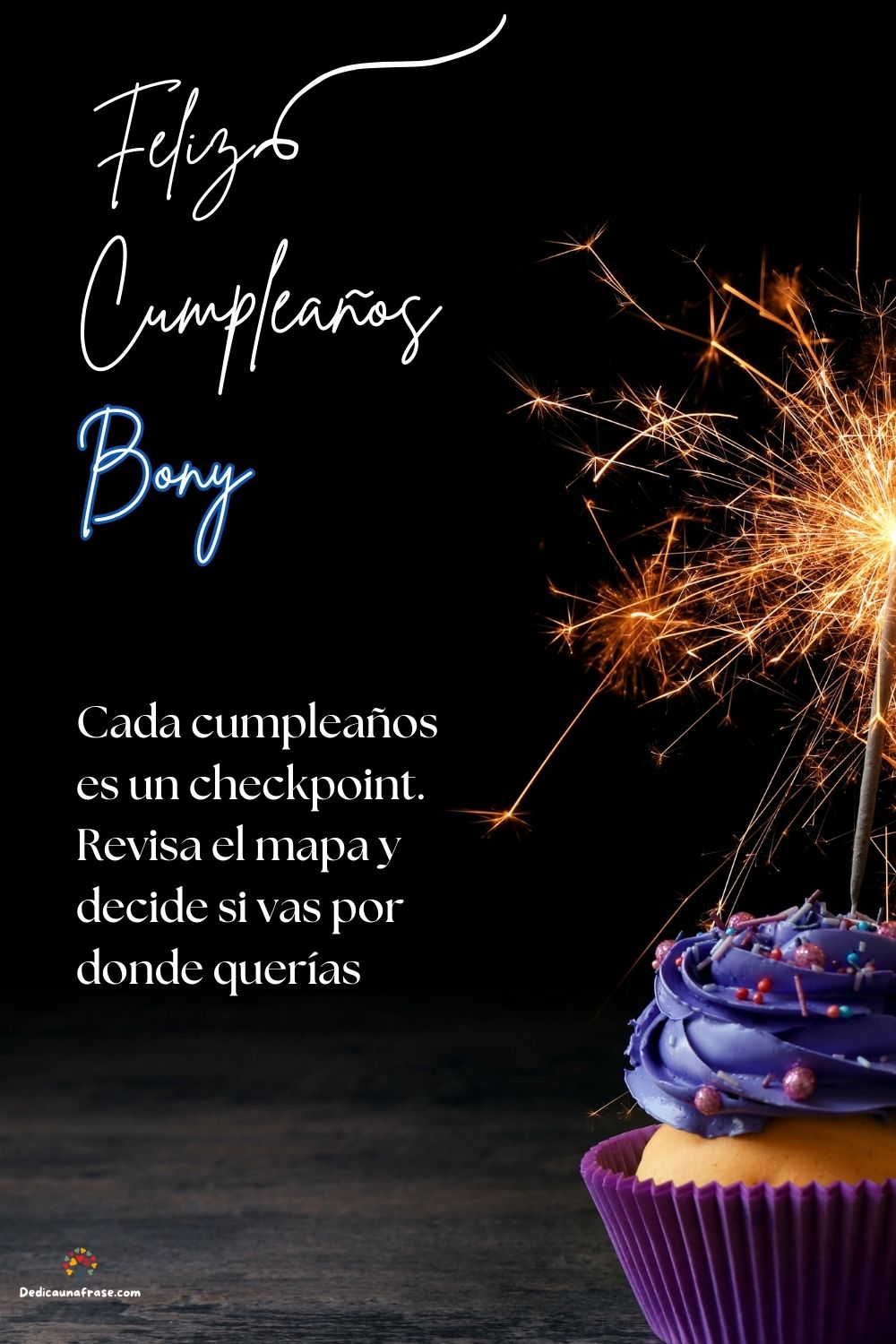 Bony. Otro año, otra oportunidad para escribir una historia que realmente quieras contar ¡