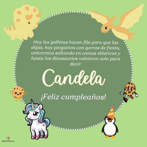 Candela. Hoy las galletas hacen fila para que las elijas, hay pingüinos con gorros de fies