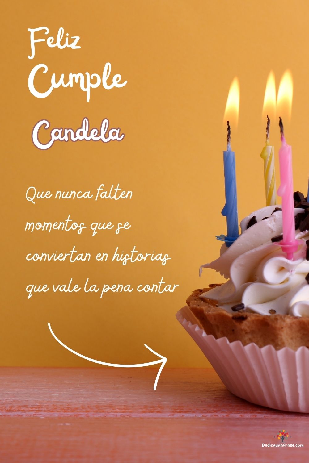 Candela. Que nunca falten momentos que se conviertan en historias que vale la pena contar
