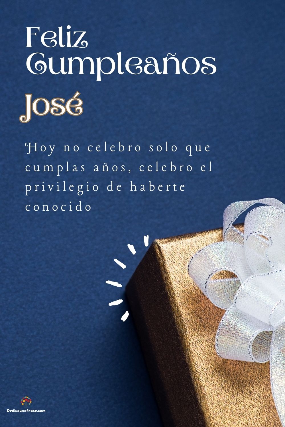 José. Hoy no celebro solo que cumplas años, celebro el privilegio de haberte conocido ¡Fel