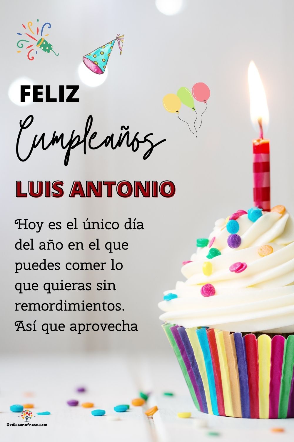 Luis Antonio. Hoy es el único día del año en el que puedes comer lo que quieras sin remord
