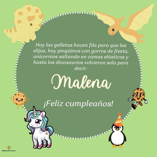 Malena. Hoy las galletas hacen fila para que las elijas, hay pingüinos con gorros de fiest