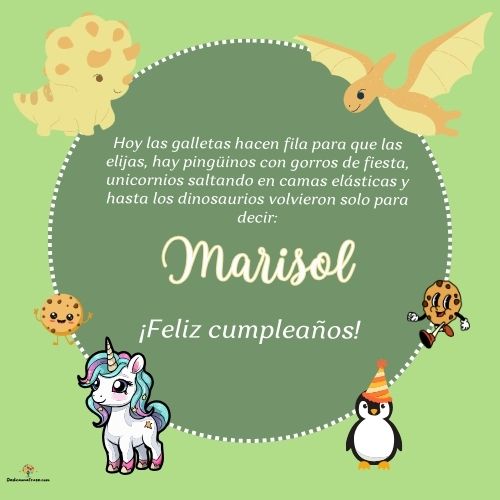 Marisol. Hoy las galletas hacen fila para que las elijas, hay pingüinos con gorros de fies