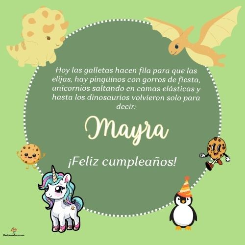 Mayra. Hoy las galletas hacen fila para que las elijas, hay pingüinos con gorros de fiesta
