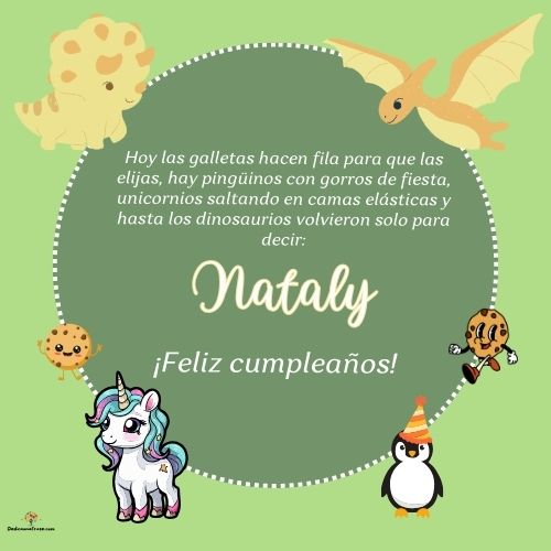 Nataly. Hoy las galletas hacen fila para que las elijas, hay pingüinos con gorros de fiest