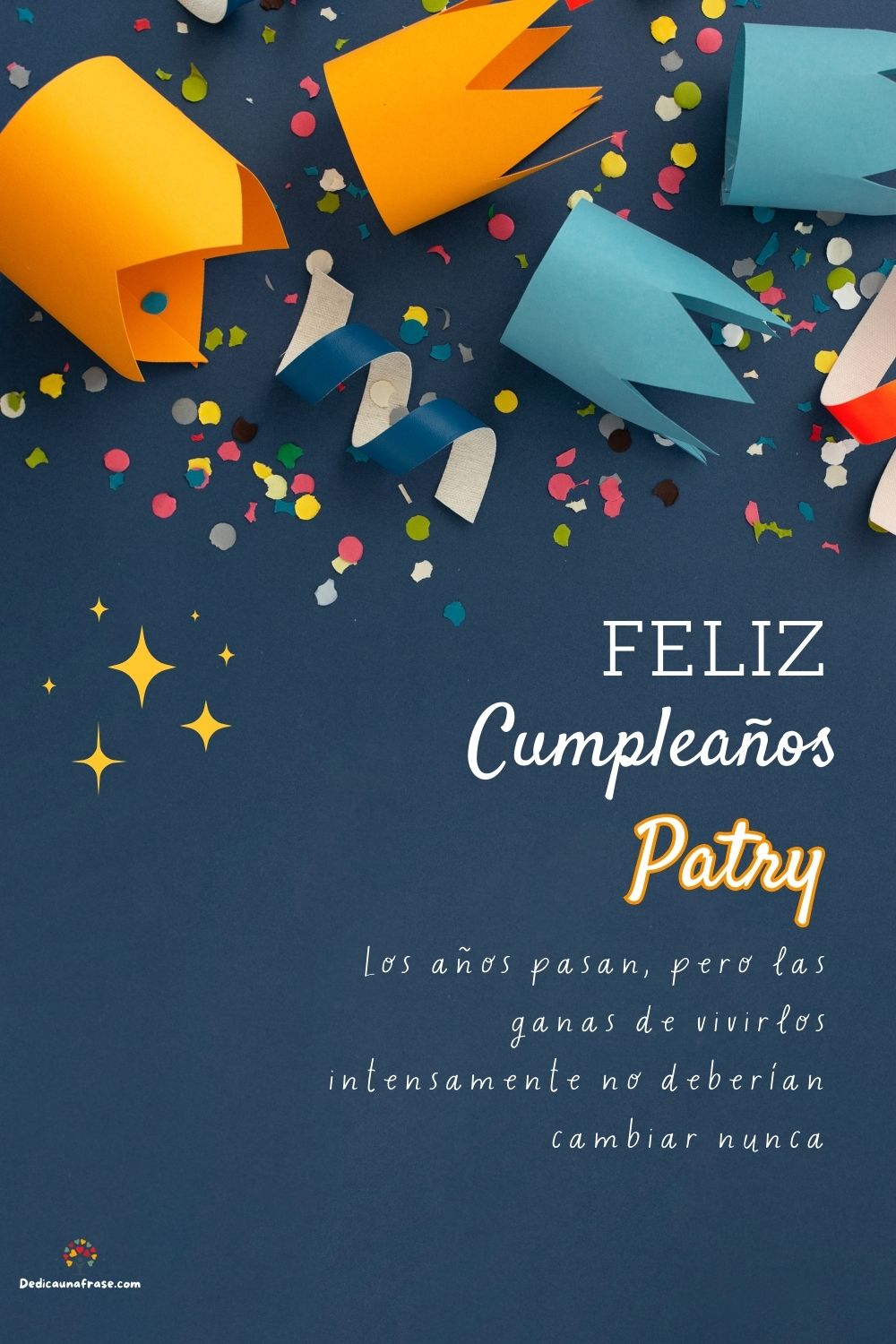 Patry. Los años pasan, pero las ganas de vivirlos intensamente no deberían cambiar nunca ¡