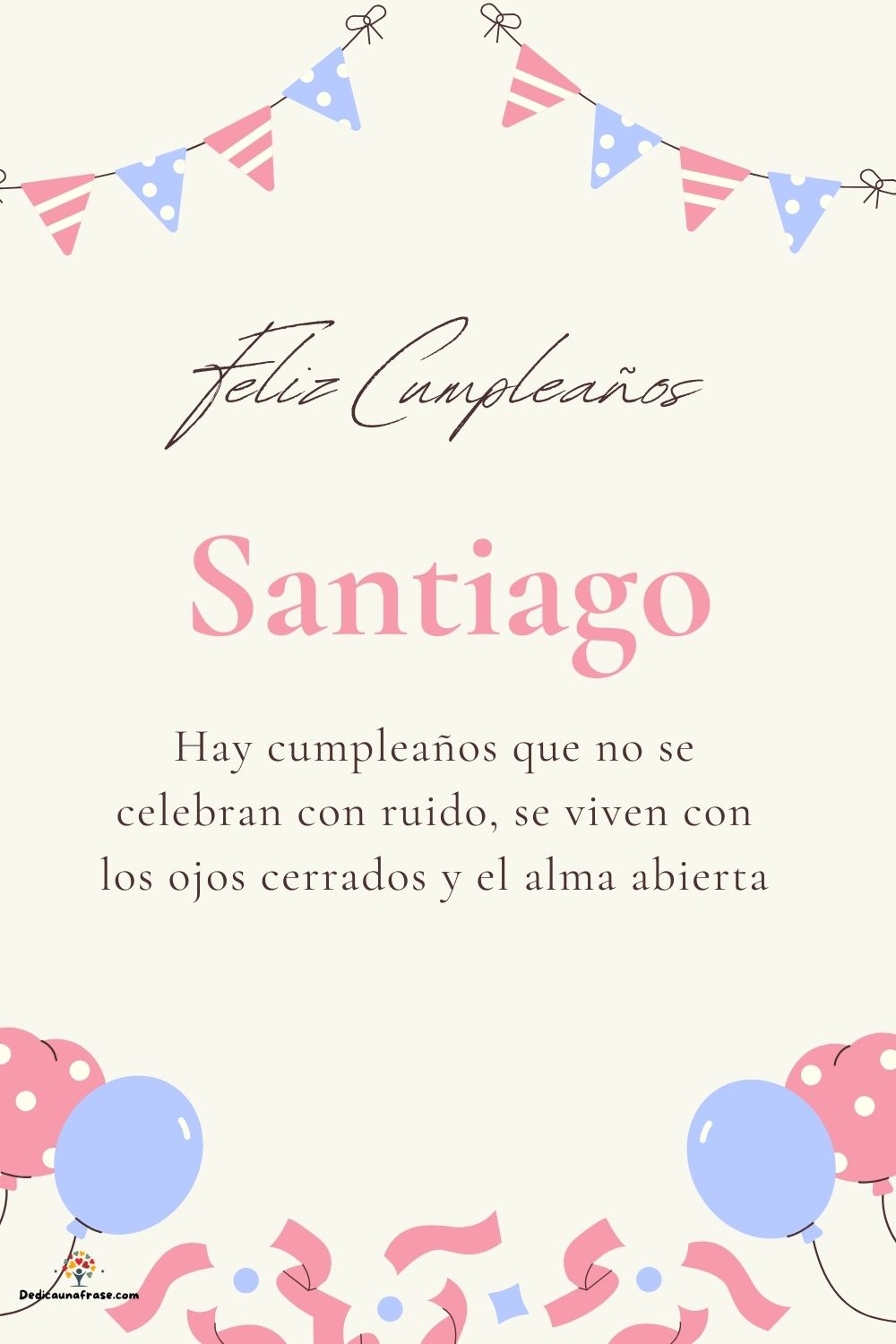 Santiago. Hay cumpleaños que no se celebran con ruido, se viven con los ojos cerrados y el