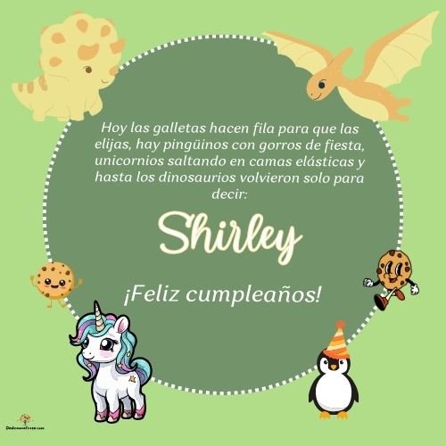 Shirley. Hoy las galletas hacen fila para que las elijas, hay pingüinos con gorros de fies