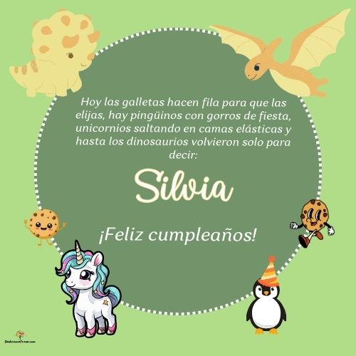 Silvia. Hoy las galletas hacen fila para que las elijas, hay pingüinos con gorros de fiest