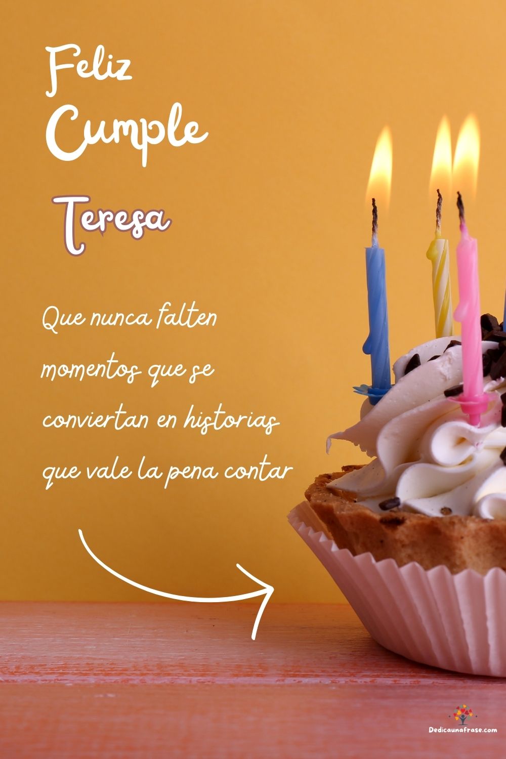 Teresa. Que nunca falten momentos que se conviertan en historias que vale la pena contar ¡