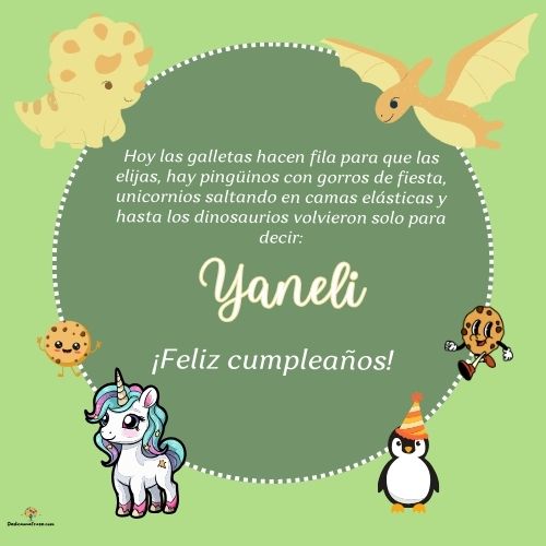 Yaneli. Hoy las galletas hacen fila para que las elijas, hay pingüinos con gorros de fiest