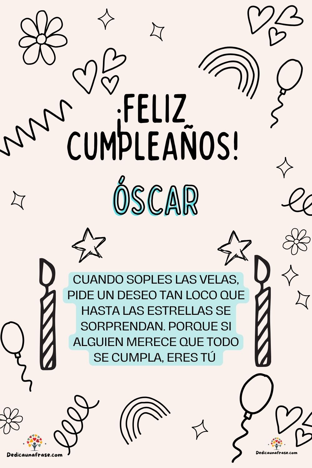 Zyanya. Cuando soples las velas, pide un deseo tan loco que hasta las estrellas se sorpren