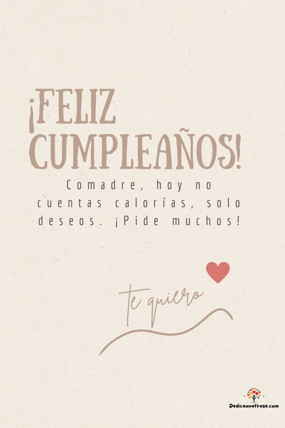 Comadre, hoy no cuentas calorías, solo deseos. ¡Pide muchos!