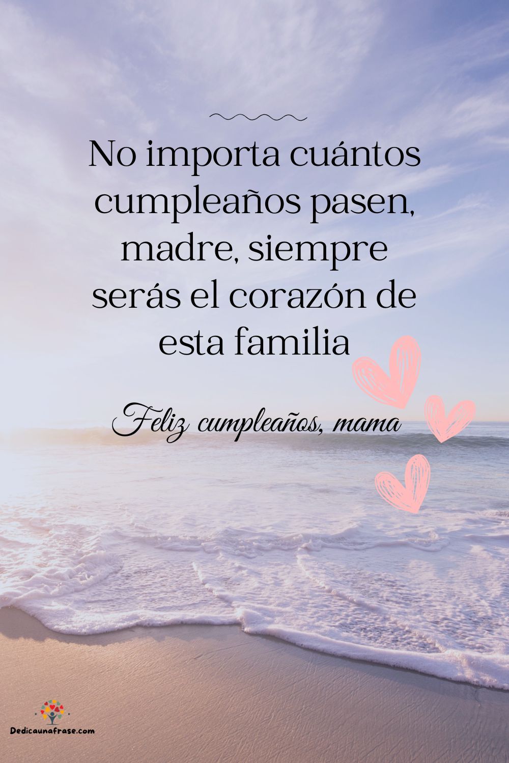 No importa cuántos cumpleaños pasen, madre, siempre serás el corazón de esta familia