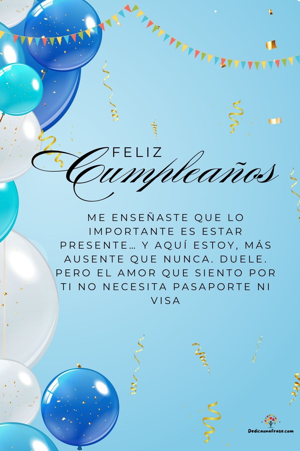 Me enseñaste que lo importante es estar presente… y aquí estoy, más ausente que nunca. Due