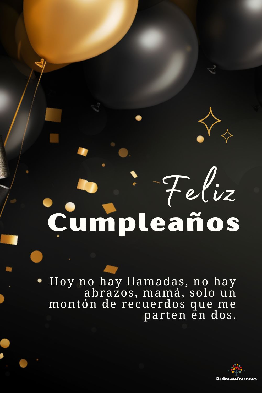 Hoy no hay llamadas, no hay abrazos, mamá, solo un montón de recuerdos que me parten en do