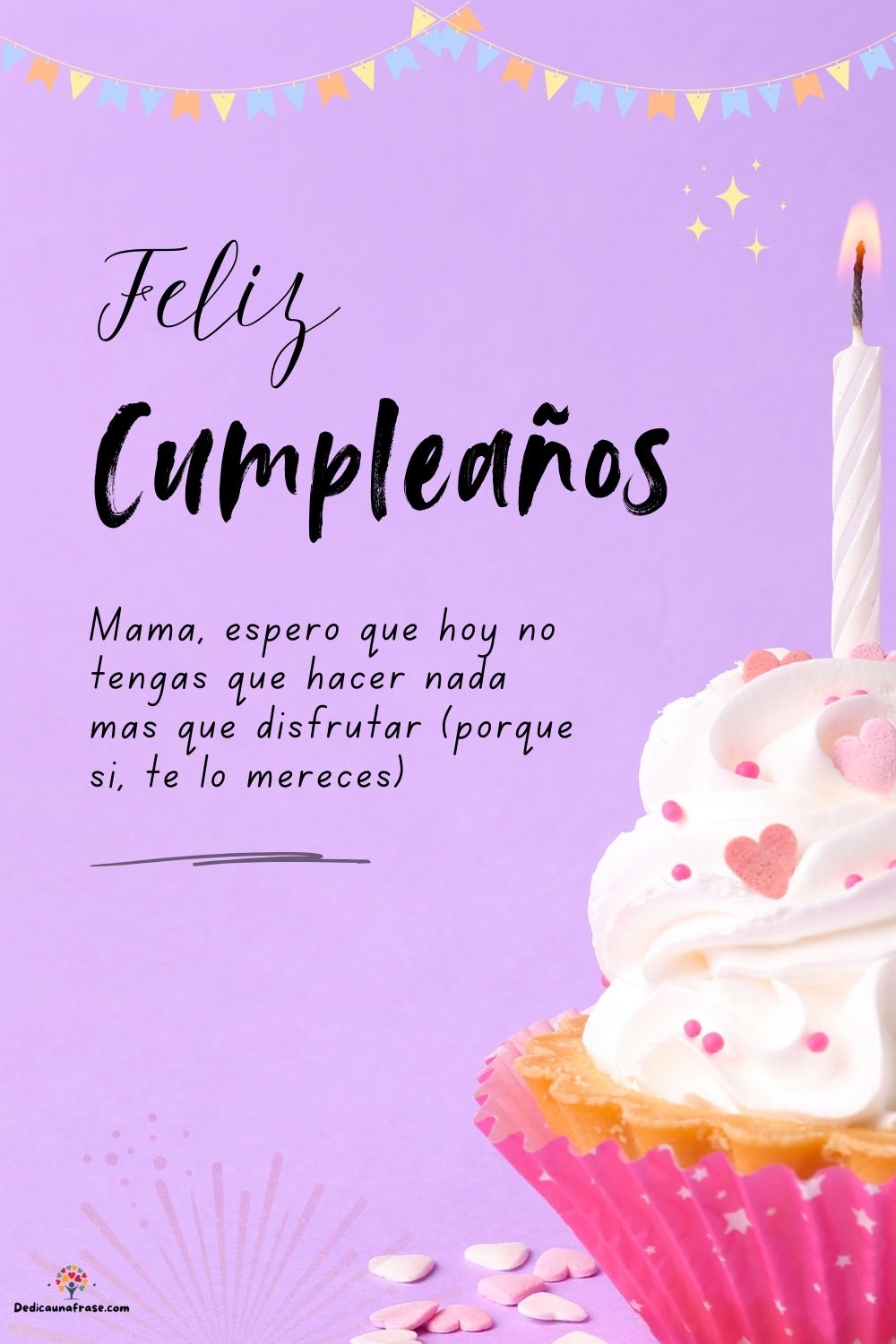 Mamá, espero que hoy no tengas que hacer nada más que disfrutar (porque sí, te lo mereces)
