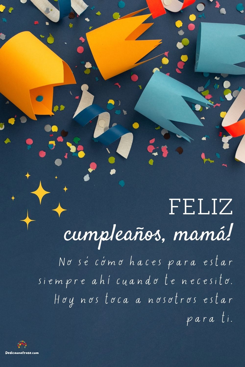 No sé cómo haces para estar siempre ahí cuando te necesito. Hoy nos toca a nosotros estar