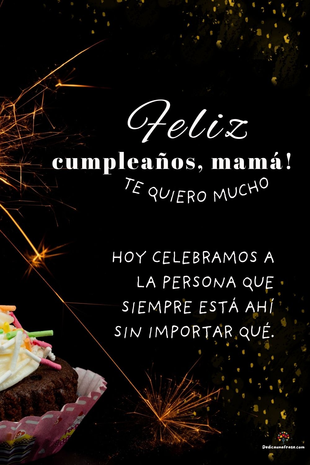 Hoy celebramos a la persona que siempre está ahí sin importar qué. ¡Feliz cumpleaños, mamá