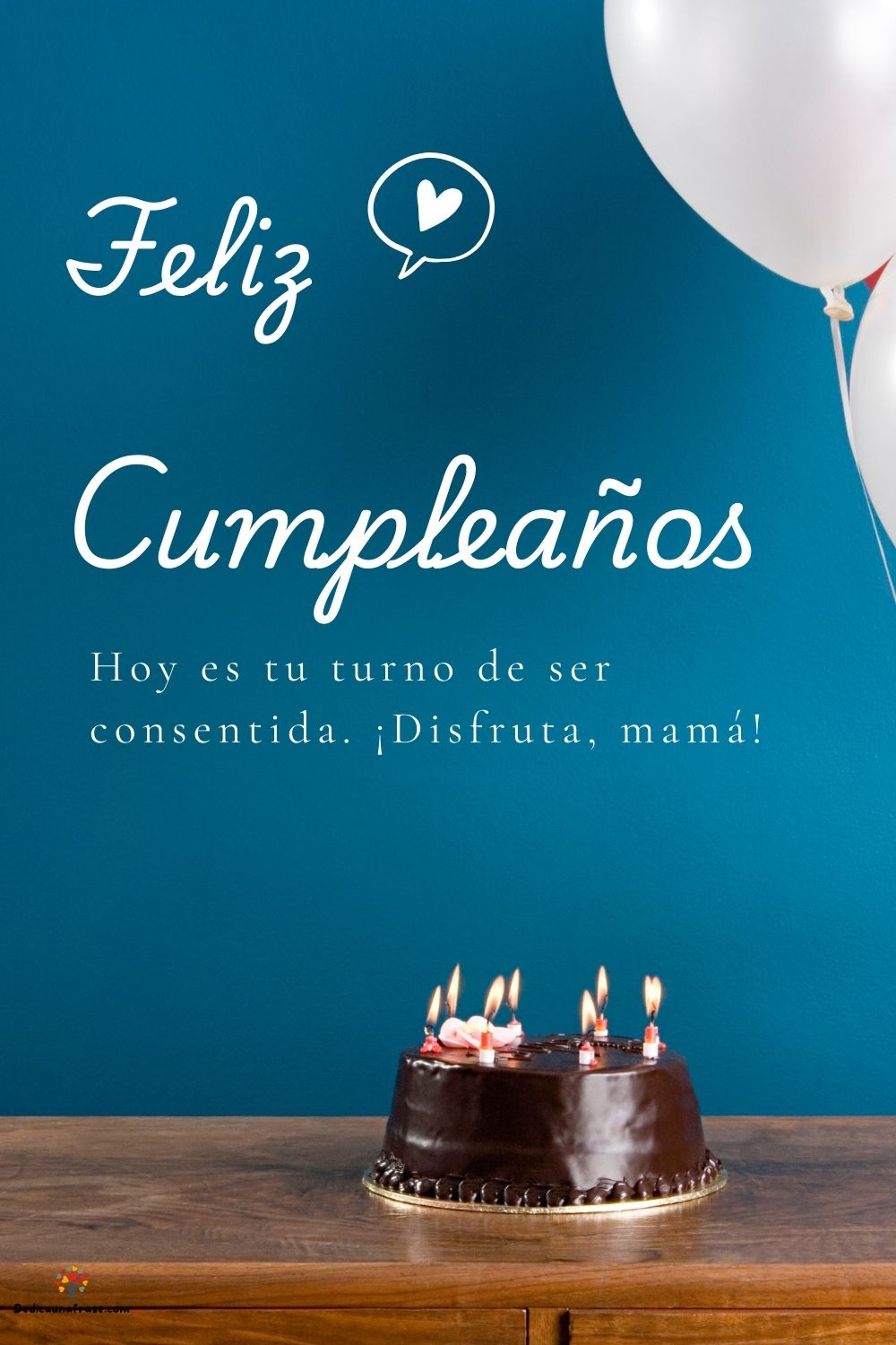 Hoy es tu turno de ser consentida. ¡Disfruta, mamá!