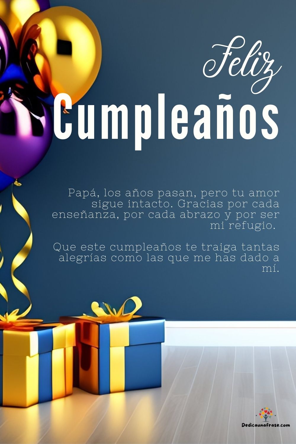 Papá, los años pasan, pero tu amor sigue intacto. Gracias por cada enseñanza, por cada abr