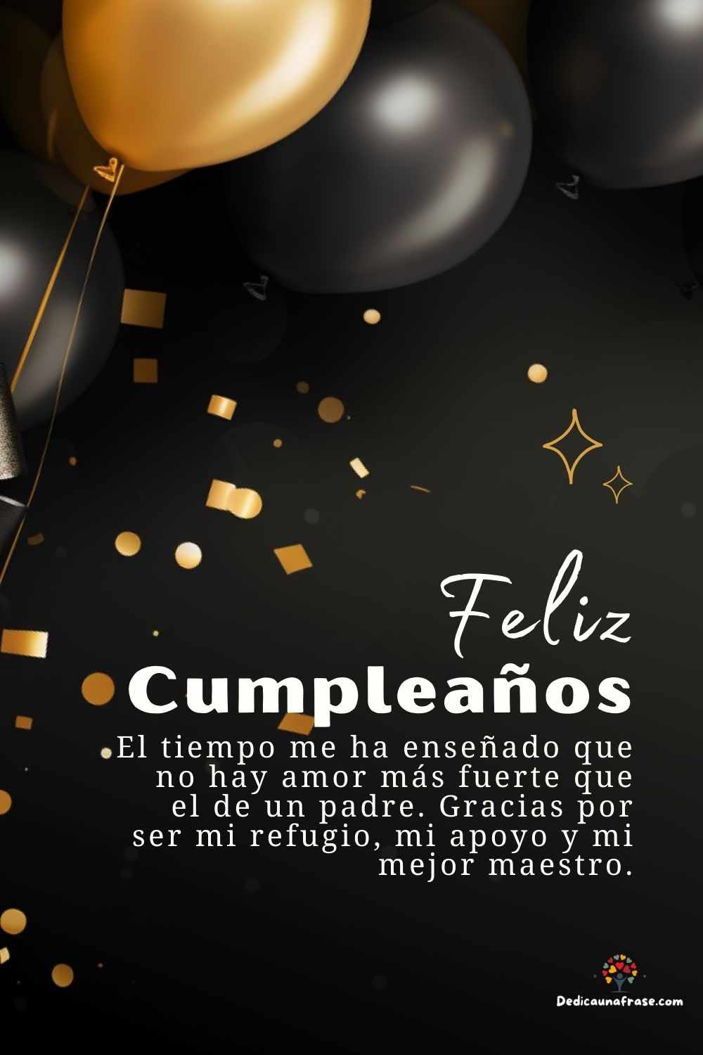 El tiempo me ha enseñado que no hay amor más fuerte que el de un padre. Gracias por ser mi