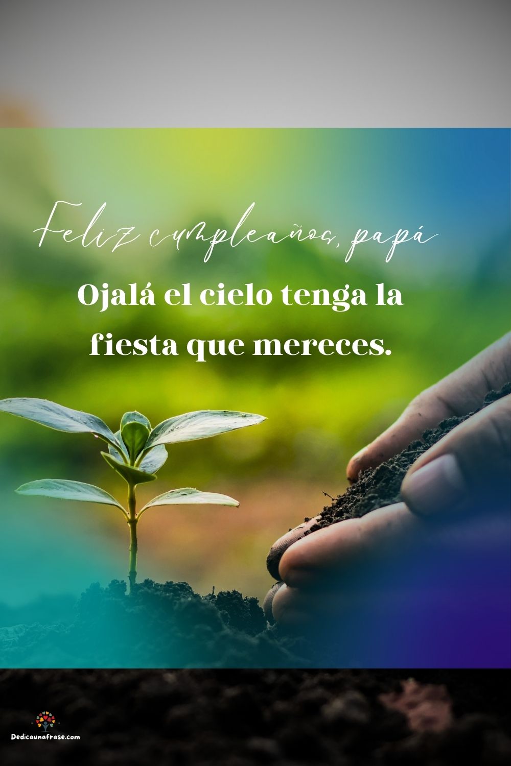 Feliz cumpleaños, papá. Ojalá el cielo tenga la fiesta que mereces.