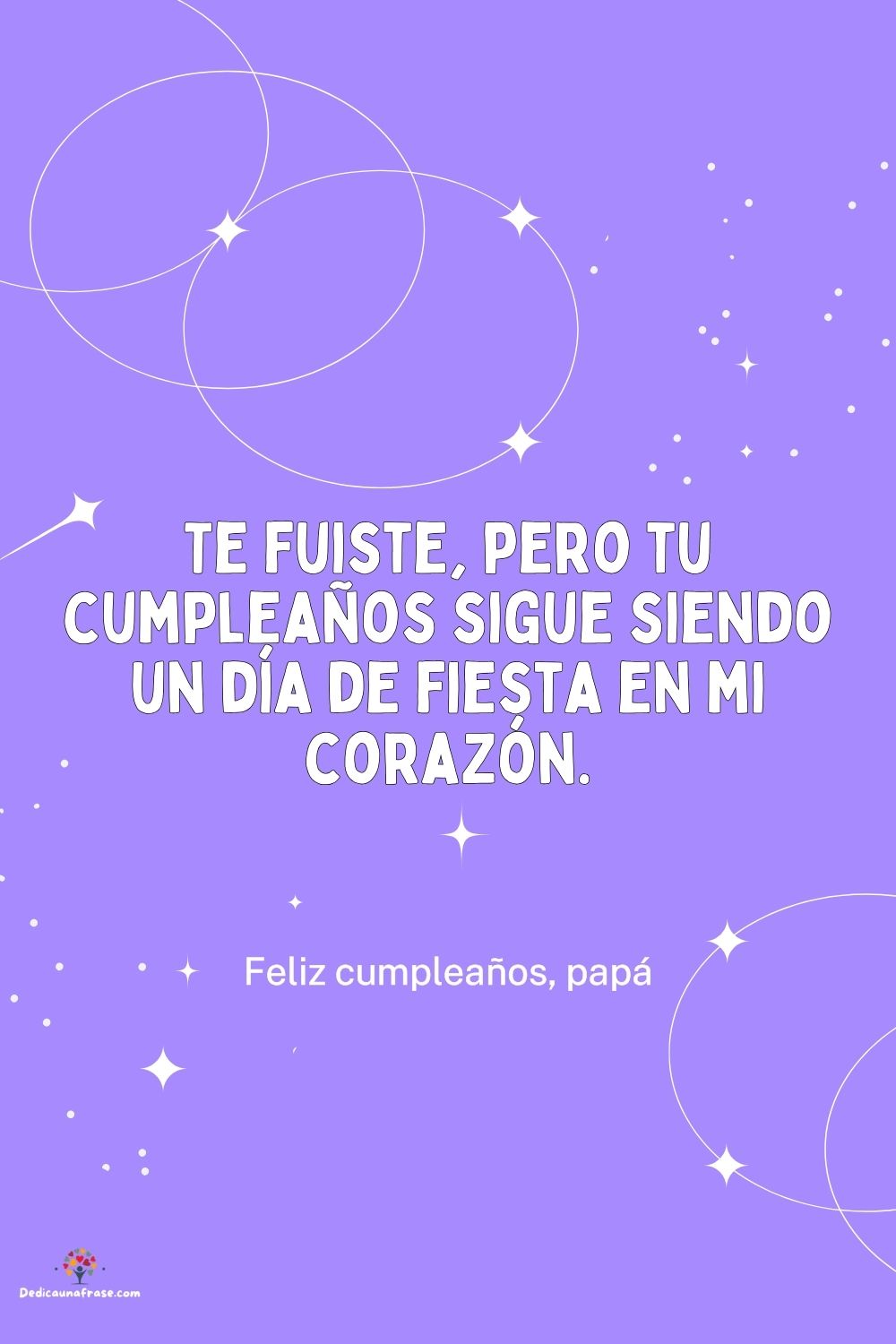 Te fuiste, pero tu cumpleaños sigue siendo un día de fiesta en mi corazón.