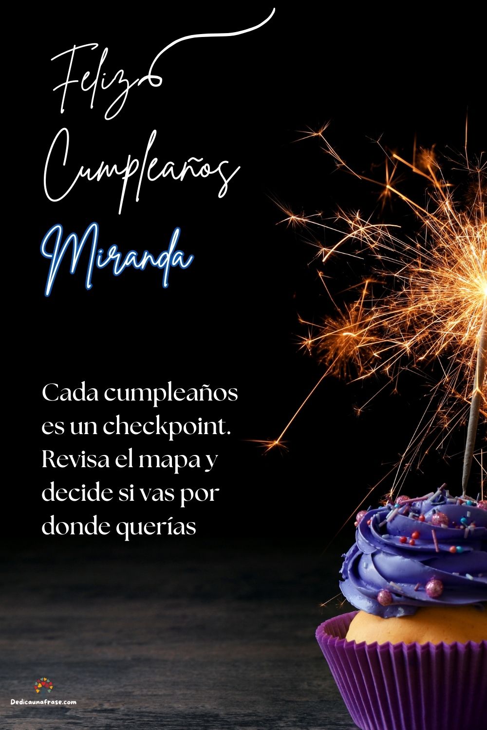 Imagen de feliz cumpleaños para Minchi: «Cada cumpleaños es un checkpoint. Revisa el mapa y decide si vas por d…»