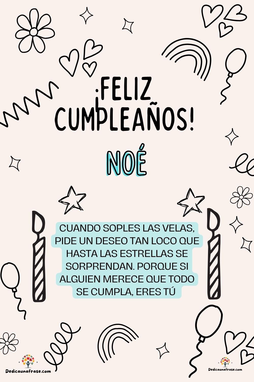 Imagen de feliz cumpleaños para Norma: «Cuando soples las velas, pide un deseo tan loco que hasta las estrella…»
