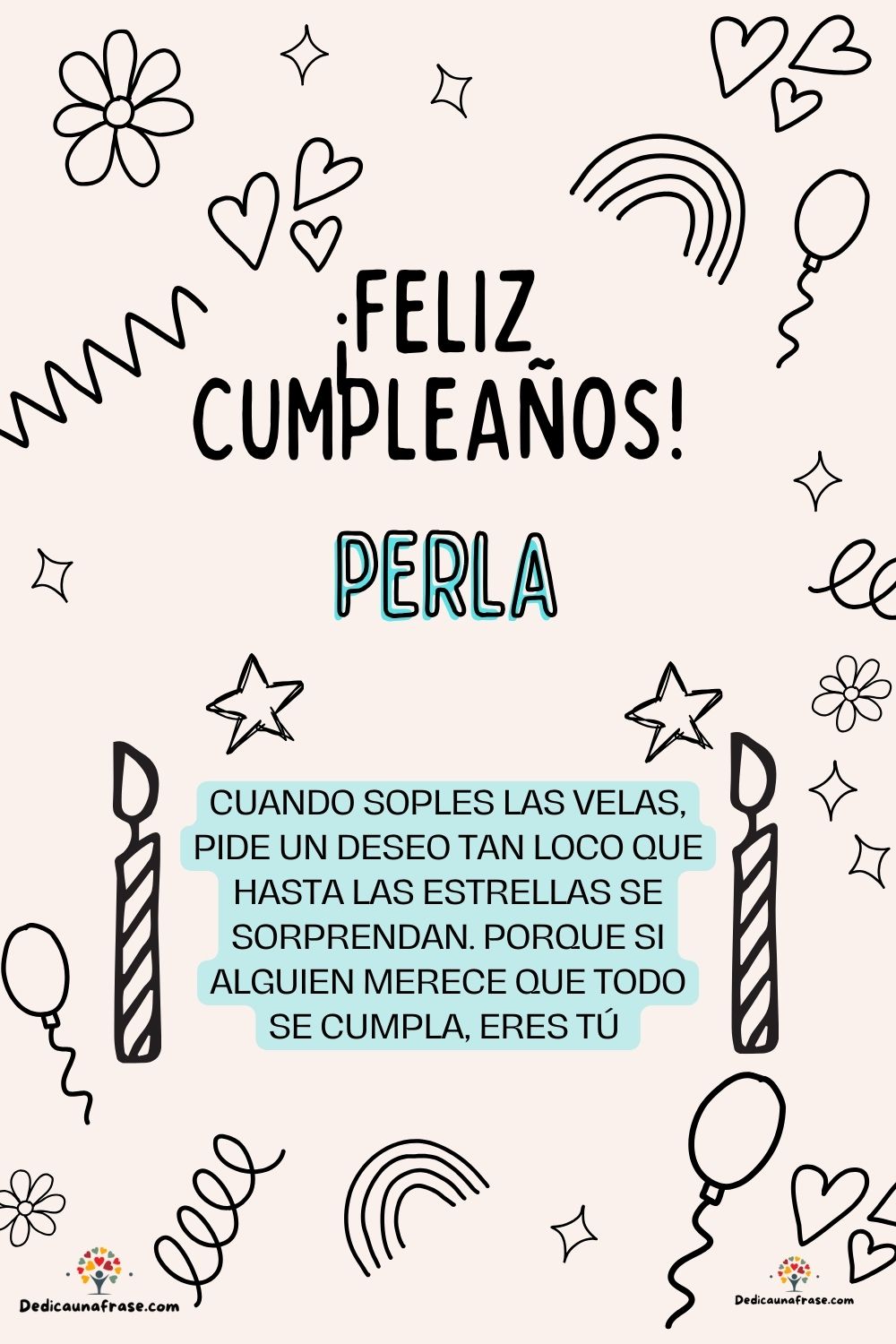 Imagen de feliz cumpleaños para Pedro: «Cuando soples las velas, pide un deseo tan loco que hasta las estrella…»